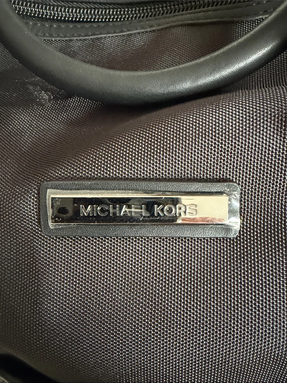 Michael Kors Black Men's Duffel with Leather Trim